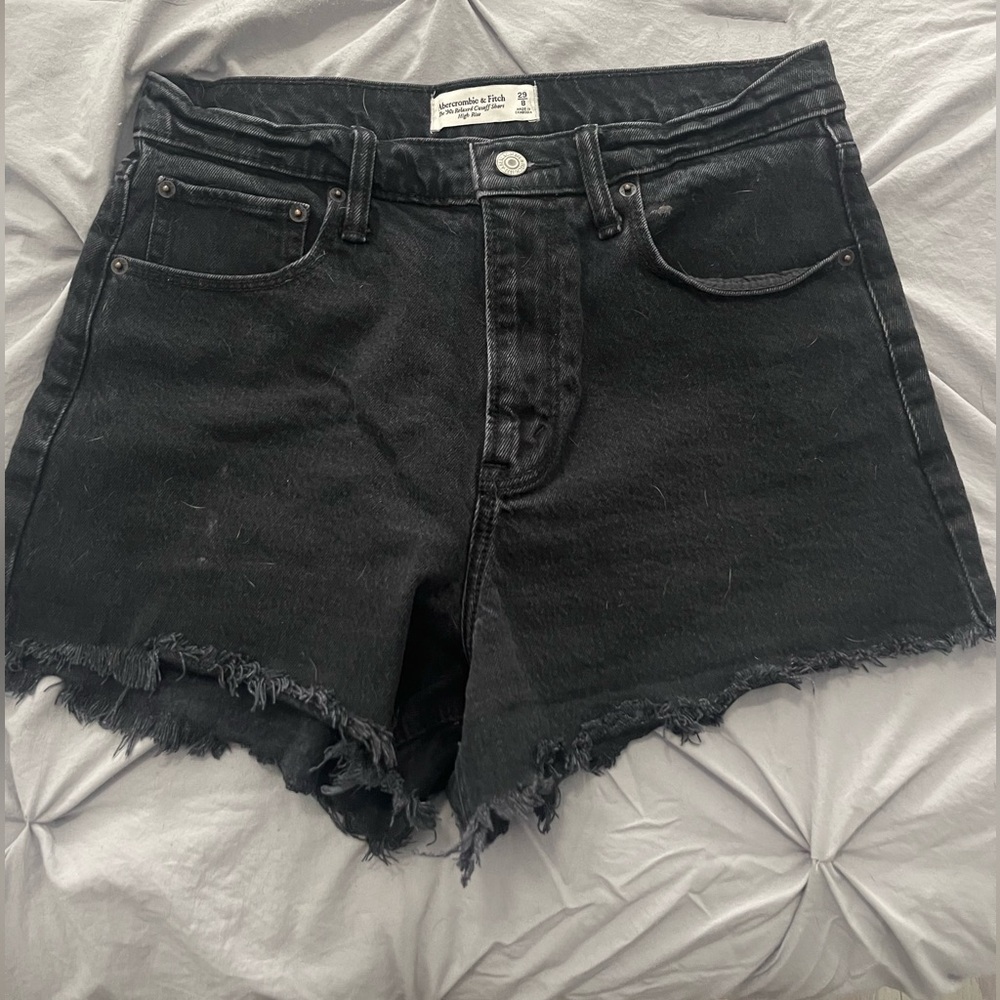 Abercrombie 90s Relaxed Cutoff Shorts High Rise 29/8
